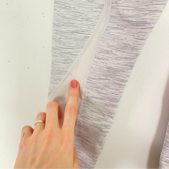 Lululemon Wunder Under Leggings Womens Size 2 XS Scalloped Hem High-Rise Crop - Picture 13 of 13